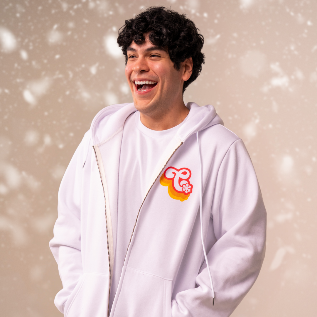 Snowflake Icon Zip-Up – Clooless