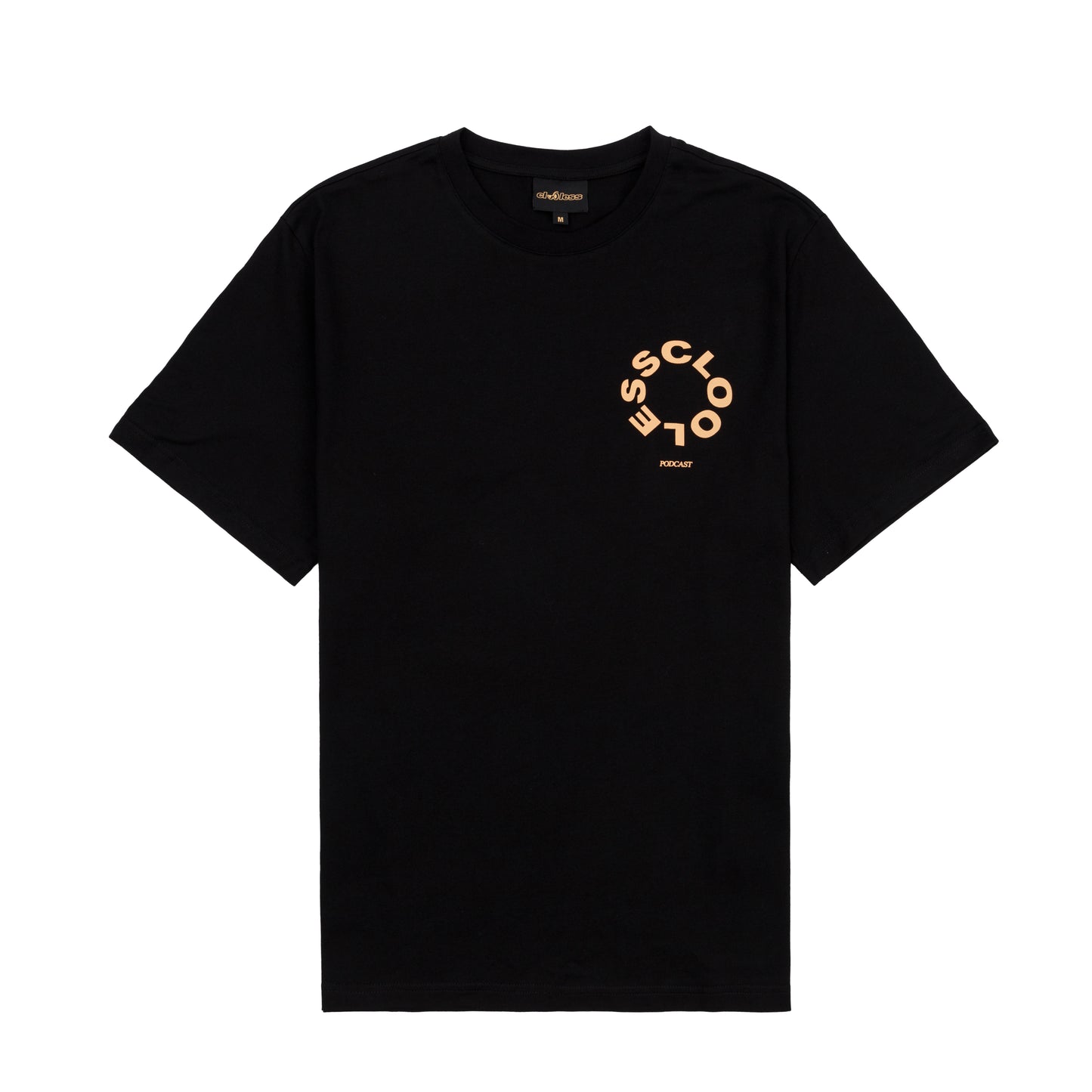 Static Thoughts Oversized Tee - Black