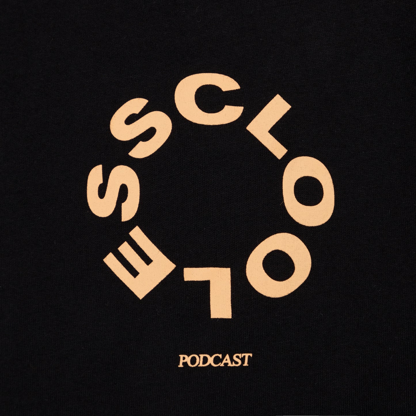 Static Thoughts Oversized Tee - Black