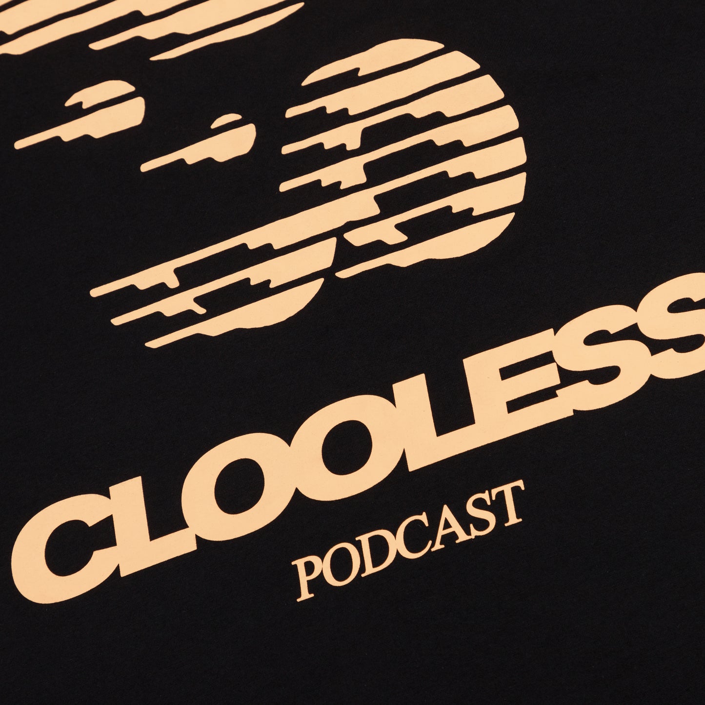 Static Thoughts Oversized Tee - Black