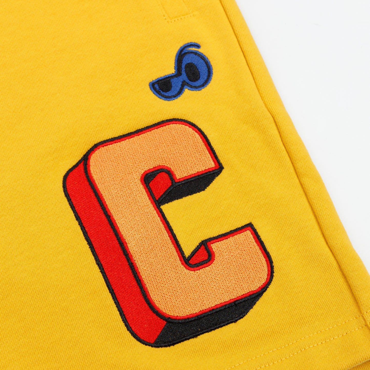 Clooless Patch Shorts - Mustard