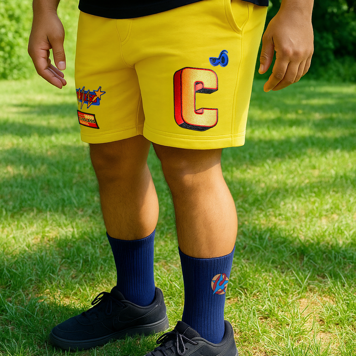 Classic Crew Socks - Blue