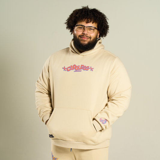 Sidewalk Art Hoodie - Tan