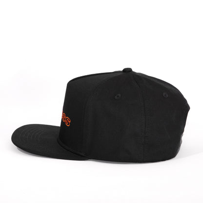 Core Logo Snapback Hat - Black