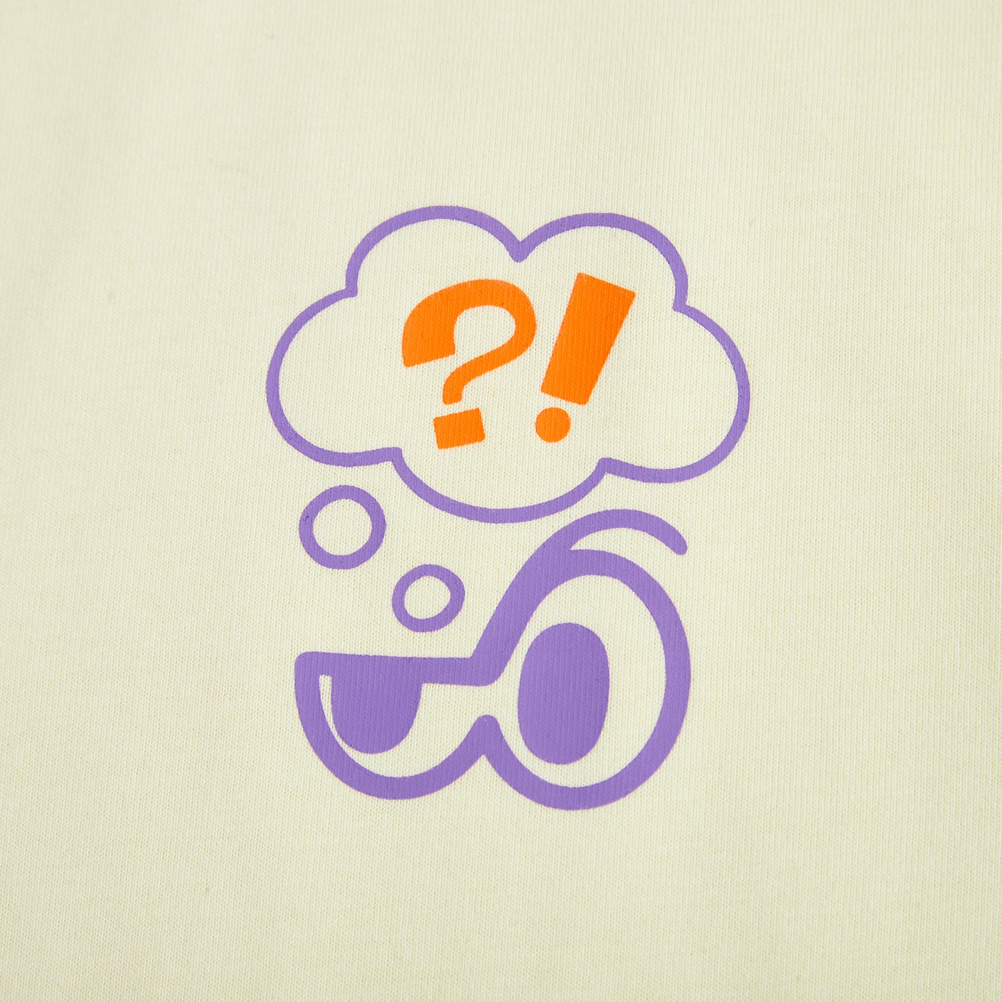 Core Bubble Brain T-Shirt - Cream