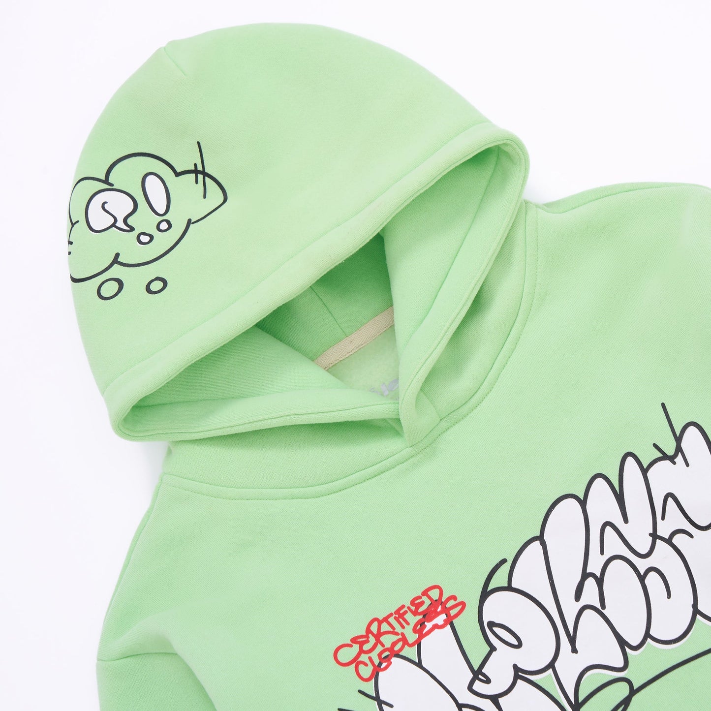 Graffiti Wall Hoodie - Mint