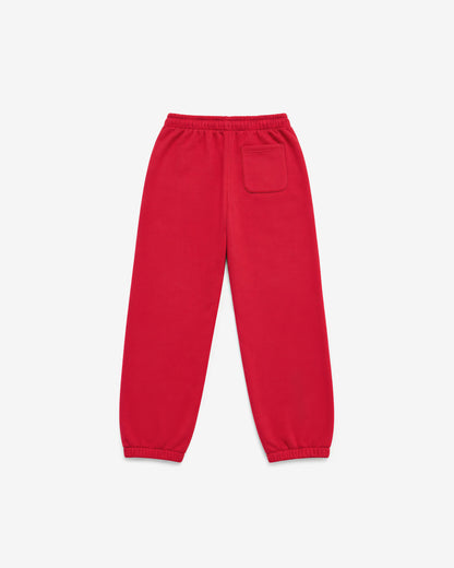 Letterman Sweatpants - Red