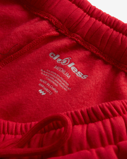 Letterman Sweatpants - Red