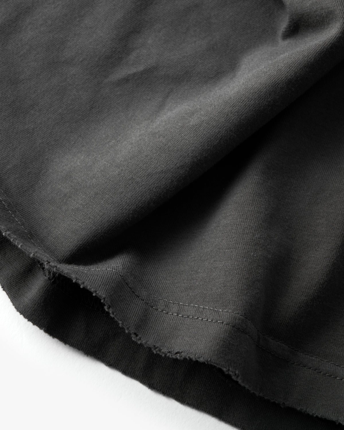 Track Team Layered Tee - Charcoal/White