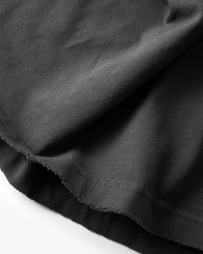 Track Team Layered Tee - Charcoal/White