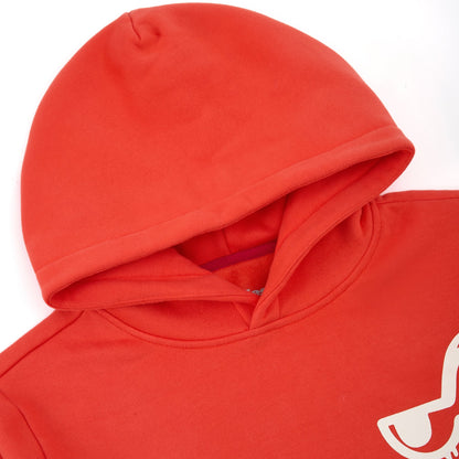 Grafitti Logo Hoodie - Fire Red