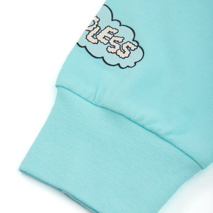 Head In The Clouds Long Sleeve Tee - Aqua