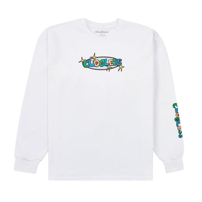 Color Pop Long Sleeve Tee - White