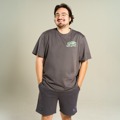 Midnight Tag Tee - Charcoal